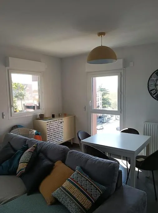 Appartement T2 Tres Lumineux + Pkg Toulouse 0*,